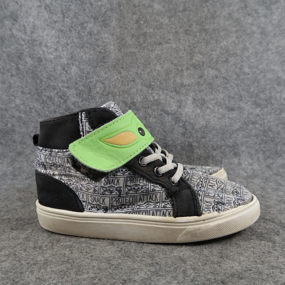 Star Wars The Mandolorian Shoes Kids 11 Sneakers Casual Baby Yoda High Top